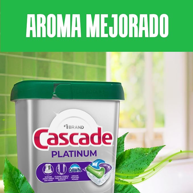 Cascade Platinum ActionPacs Dishwasher Detergent Pods - Image 5