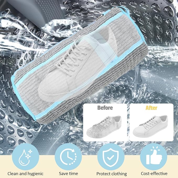 Shoe Washing Machine Bag, Reusable Laundry Shoe Bag - Image 4