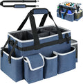 Cleaning Caddy Bag, Large Cleaning Supplies Organizer by ZIOZERTT