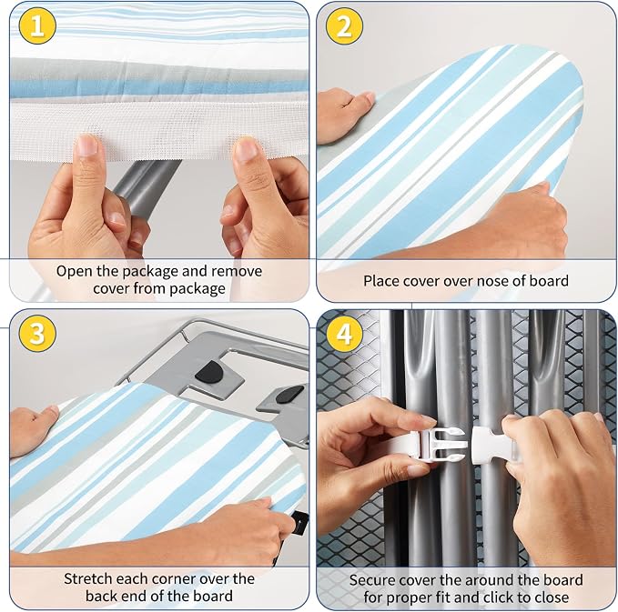 BNDX Ironing Board Cover 18x49 – Standard Fit - Image 5