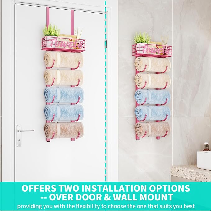HapiRm Towel Racks for Bathroom Storage - Image 2