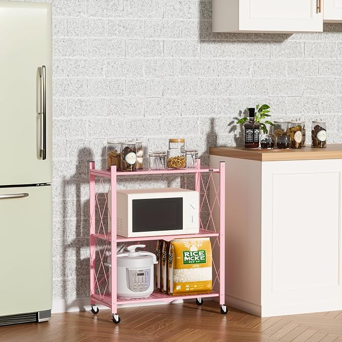 ALANNG Heavy Duty 3-Tier Folding Shelf - Image 2