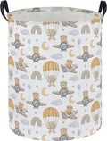 Kids Laundry Hamper, Animal Laundry Basket Collapsible Bear Storage Baskets by Sanjiaofen