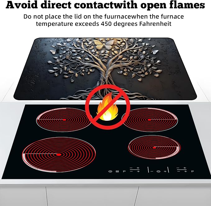 Multi-Design Stove Top Cover for Glass/Electric Stoves - Image 3