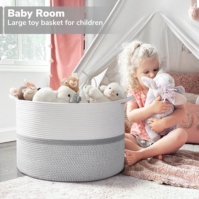 CHICVITA 85L Large Blanket Basket - Image 6