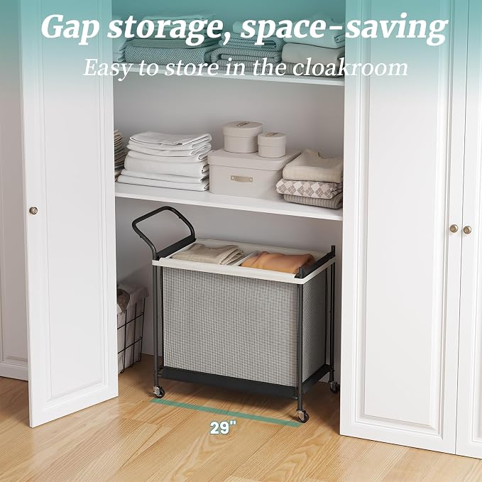 Laundry Hamper with Wheels - Image 9
