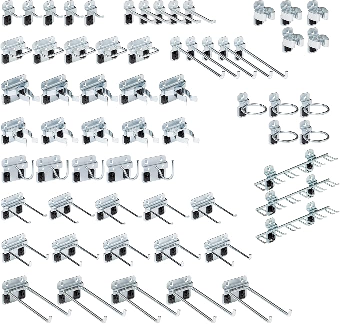 Triton Products LockHook Steel Pegboard Hook Accessories Kit by TritonProducts