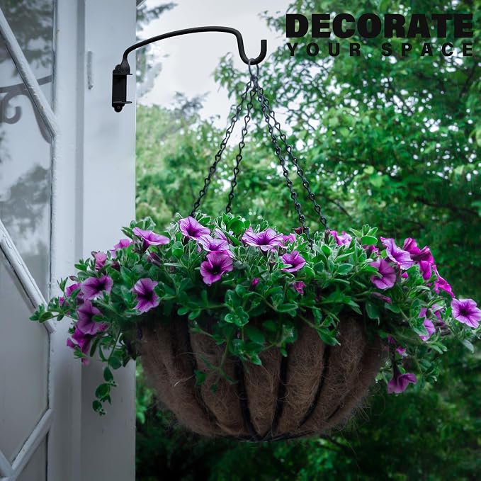 2 Pack Plant Hanger Bracket Wall Mounted Hooks - Image 6