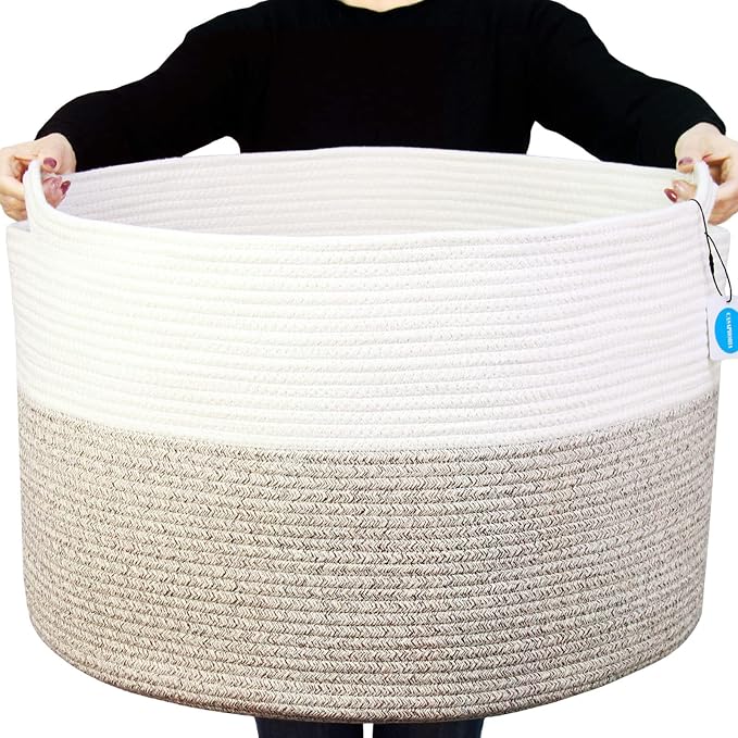 Casaphoria XXXLarge Cotton Rope Basket by Casaphoria