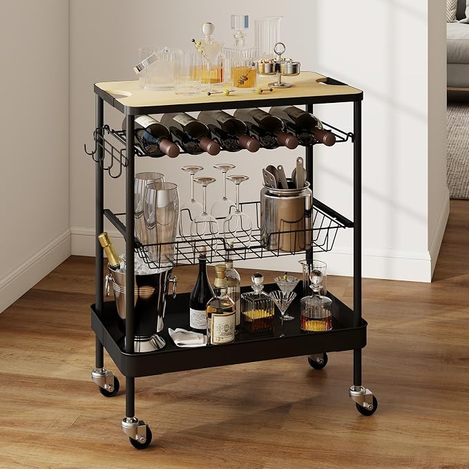 Sekey Rolling Kitchen Cart - Image 8