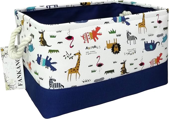 FANKANG Rectangular Laundry Basket Nursery Storage Fabric Storage Bin Storage by FANKANGStorageBasket
