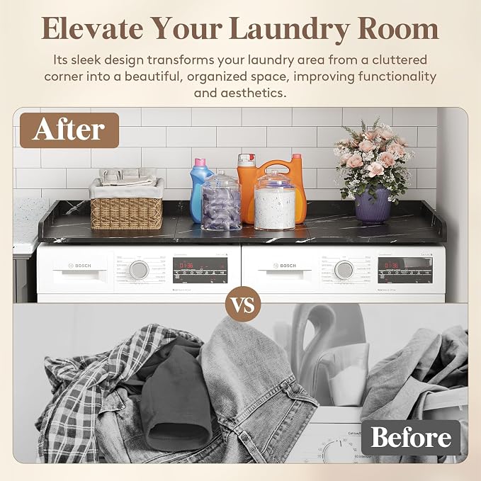 Lifewit Washer Dryer Countertop, Melamine Covers - Image 5