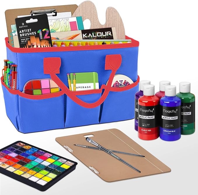 Godery Desktop Tote and Organizer, Teacher Helper Bag - Image 8