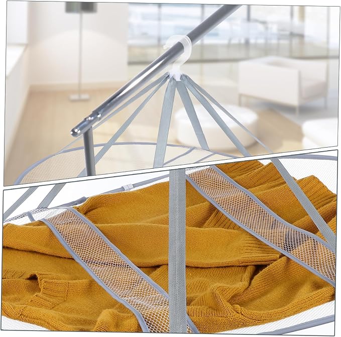 Efficient Air Dry Mesh Flat Mesh Drying Hanger Space-Saving Sweater Drying Rack - Image 8
