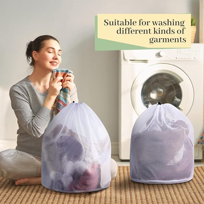 18 Pcs 24 * 32 Inches Fine Mesh Laundry Bag - Image 4