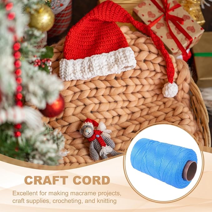 YELARXI Polyester Macrame Cord, 3mm x 219 Yards Polypropylene Macrame Cords - Image 4