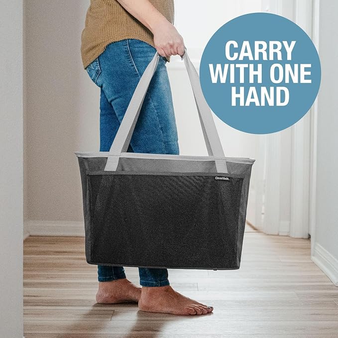 CleverMade Collapsible Tote Basket MAX – Extra Large Foldable Carry-All Storage - Image 5
