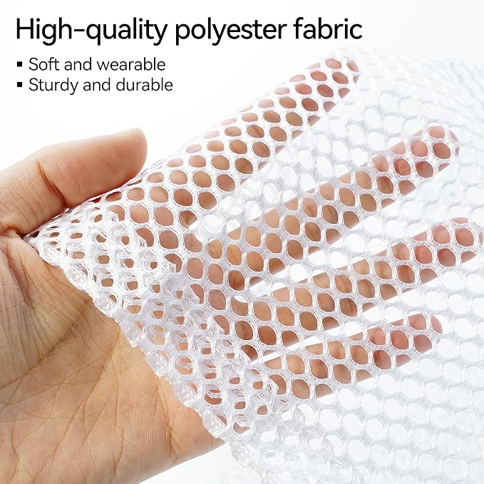 6Pcs Laundry Mesh Wash Bags, Drawstring Net Laundry Bag - Image 3