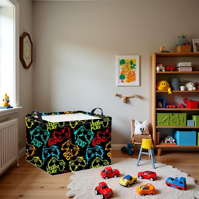 Rectangular Baby Storage Basket Boys - Image 3