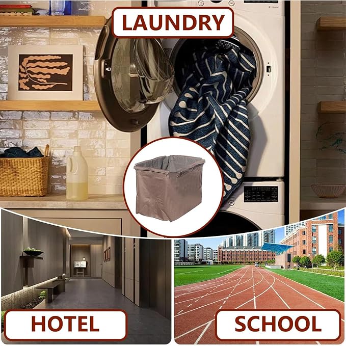 400L Rectangle Commercial Laundry Trolley Replacement Bag Extra Large - Image 7