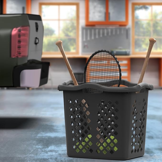 2-Pack 2 Bushel Plastic Laundry Basket - Image 3