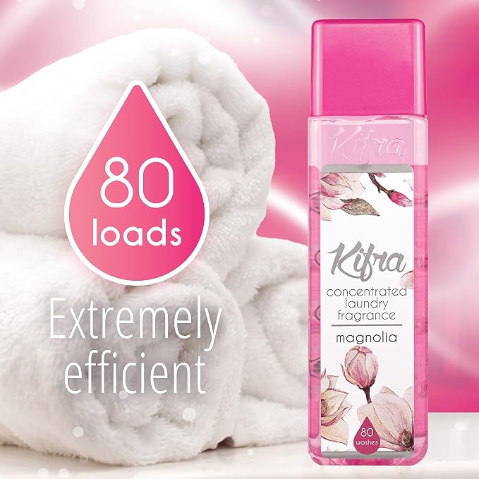 KIFRA MAGNOLIA Concentrated Laundry Fragrance 6.76 Fl Oz 200ml 80 Washing Cycles - Image 4