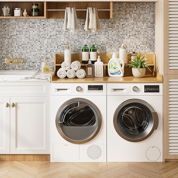 2-Tier Washer Dryer Countertop, Laundry Room Organization and Storage, 27.6" x - Image 7