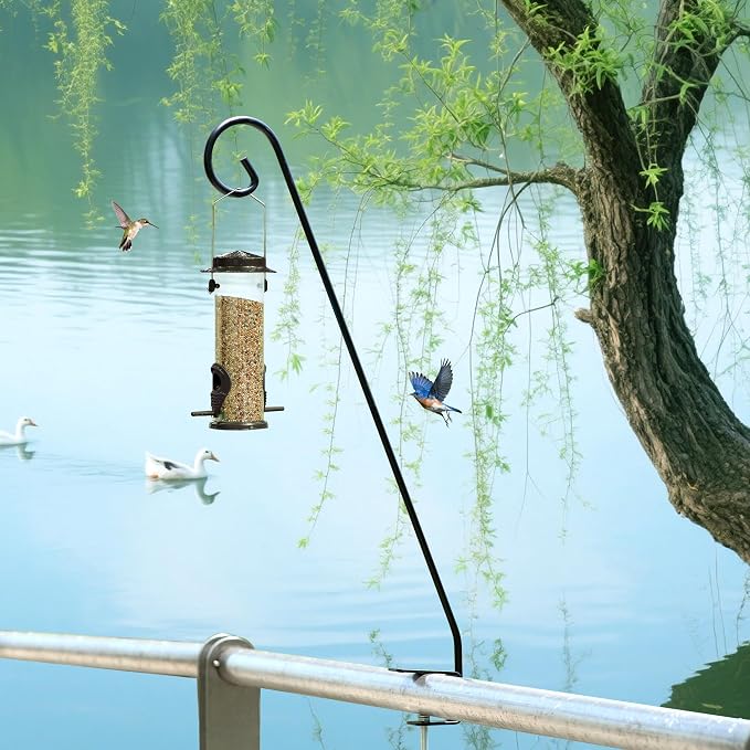 MIXXIDEA 2 Packs Heavy Duty Deck Rail Pole Deck Hook, Extensible and Adjustable - Image 8
