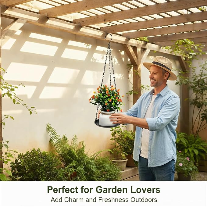 Heavy Duty Metal Hanging Planters - Image 5