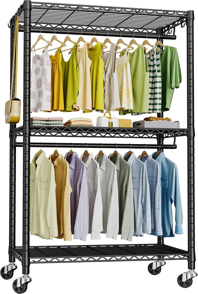 FUTASSI P3 Rolling Clothes Rack, Clothing Racks by FUTASSI