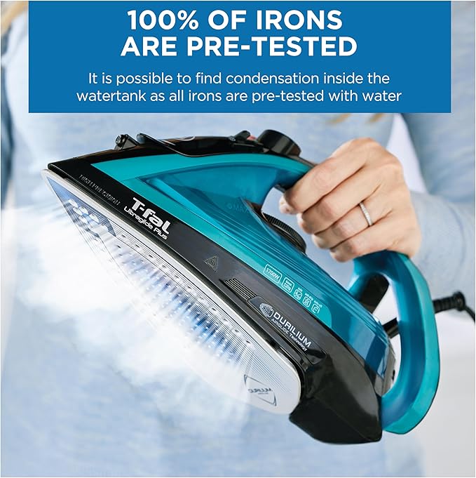 T-Fal Ultraglide Steam Iron for Clothes Durilium Soleplate, Precision Tip - Image 4