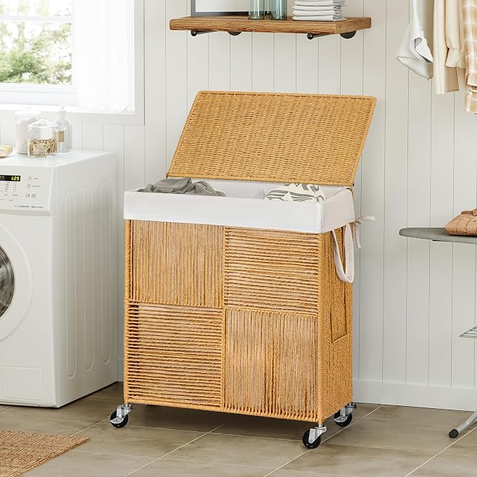 WOWLIVE Double Laundry Hamper - Image 3