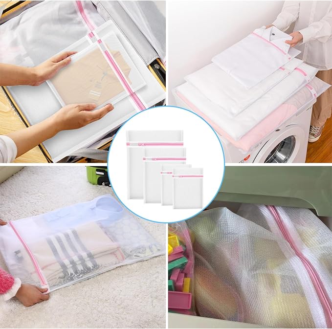 2PCS X-Large Heavy-Duty Mesh Laundry Bag: Ideal - Image 5