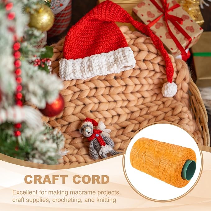 YELARXI Polyester Macrame Cord, 3mm x 219 Yards Polypropylene Macrame Cords - Image 4
