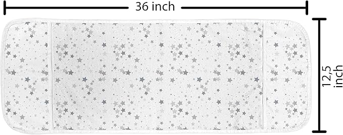 Ambesonne Muted Colors Microwave Oven Cover, Ornaments Night Sky Elements - Image 2