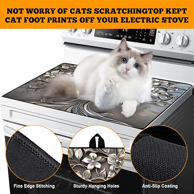 Multi-Design Stove Top Cover for Glass/Electric Stoves - Image 4