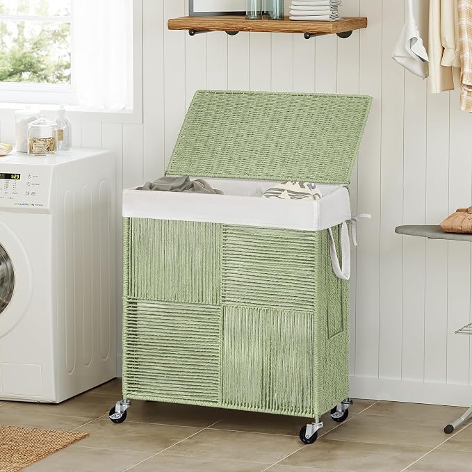 WOWLIVE Double Laundry Hamper - Image 2