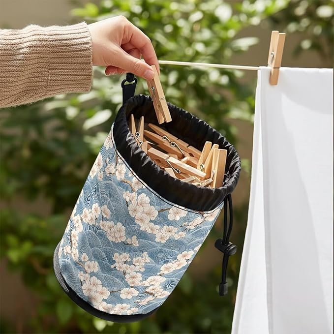 Clothespin Bag Holder Hanging Clothespin Bag - Image 4