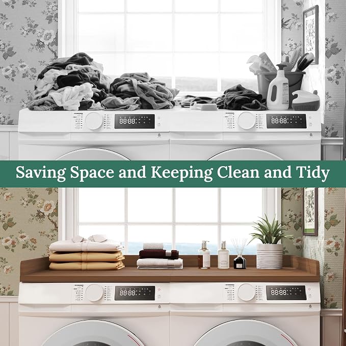 Wood Washer Dryer Countertop - Image 4