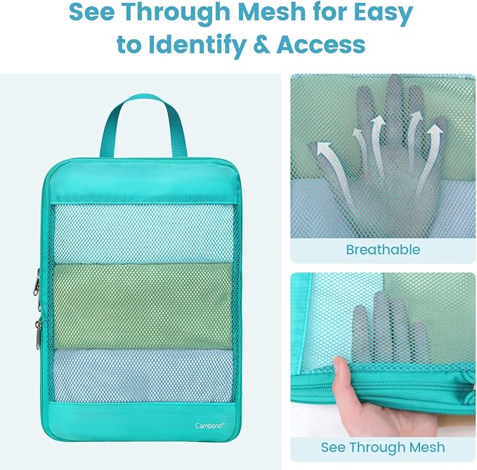 Cambond See Through Mesh Compression Packing Cubes - Image 8