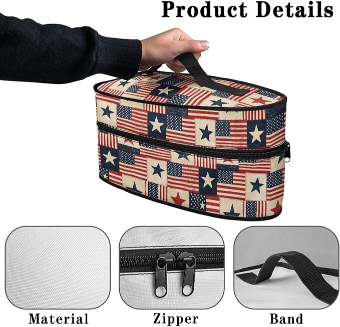 Stars And Stripes Iron Organizer Bag - Image 5