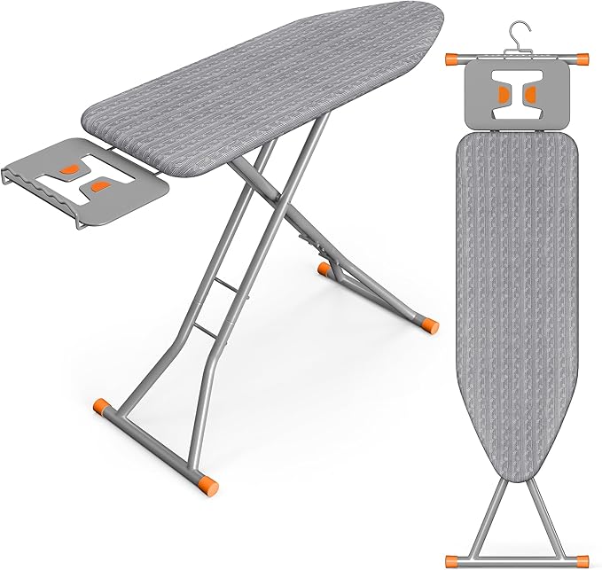 SONGMICS Ironing Board, Retractable Iron Rest, Foldable Iron Board, 43 x 13 by SONGMICSbySONGMICSHOME