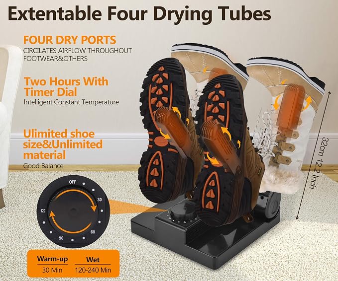 Portable Electric Shoes Boots Dryer and Warmer - Image 3