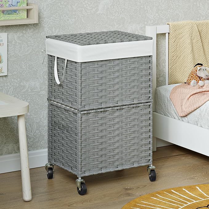 Chrislley 90L Slim Laundry Hamper - Image 7