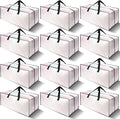 12 Pack Heavy Duty Large Moving Bags W/Backpack Straps by VELVETSURE