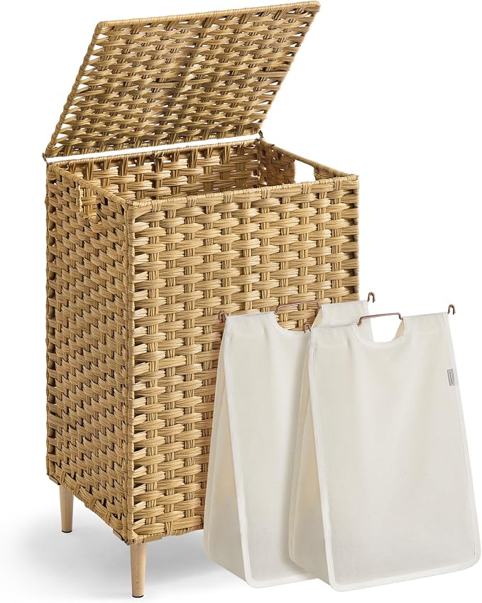 SONGMICS 2-Section Laundry Hamper by SONGMICSbySONGMICSHOME