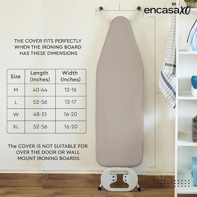 Encasa Homes Replacement Ironing Board Cover - Image 6