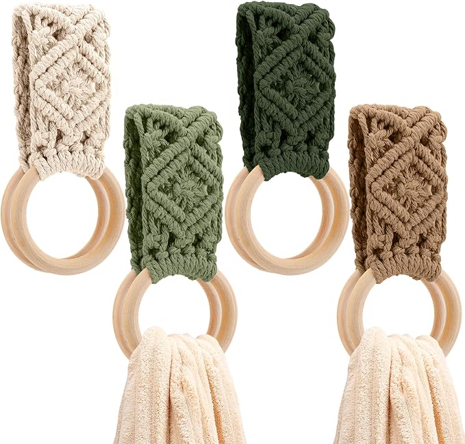 Tioncy 4 Pcs Kitchen Dish Towel Holder Mother's Day Gift by Tioncy