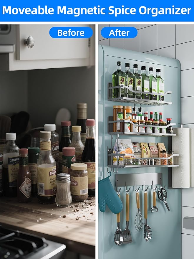Multifunctional Magnetic Shelf for Washing Machine, Refrigerator, and Any Metal - Image 4