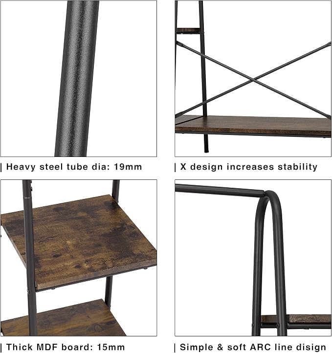 Finnhomy Rustic Clothes Rack, Clothing Rack - Image 4